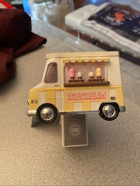 Yellow & Cream Ice Cream Truck  projector wallflower